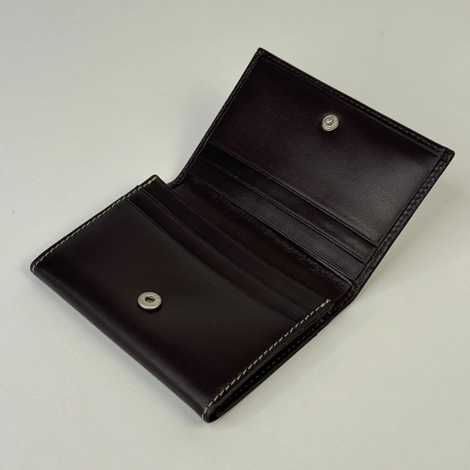 Audemars Piguet Dark Brown Leather Tri-Fold Wallet with Box